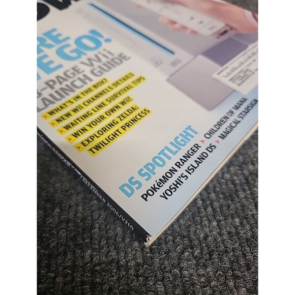 Nintendo Power Volume 210 magazine WII 23 page LAUNCH GUIDE w/inserts POKEMON - Picture 3 of 8